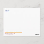 先住民アメリカンアパルーサホース葉書 – Honovi ポストカード (裏面)