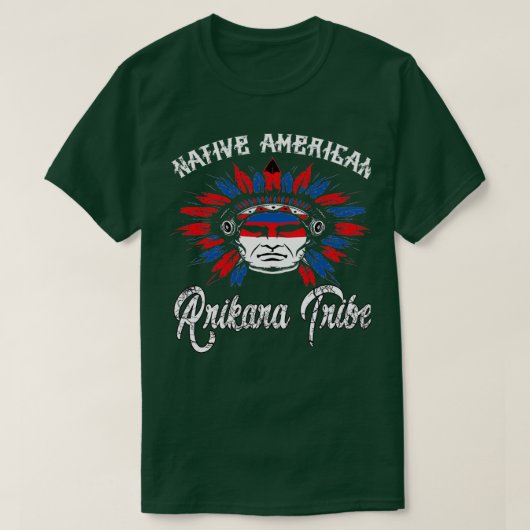 先住民アメリカンアリカラトライブ1 Tシャツ (デザイン正面)