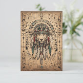 先住民アメリカンアート サンキューカード (スタンド正面)