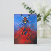 先住民アメリカンアート ポストカード (スタンド正面)