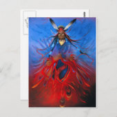 先住民アメリカンアート ポストカード (正面/裏面)