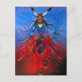 先住民アメリカンアート ポストカード