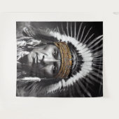 先住民アメリカンイロコイスタペストリー タペストリー (正面(横))