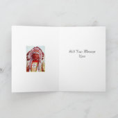 先住民アメリカンインディアングリーティングカード カード (内部)