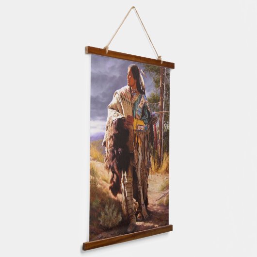 先住民アメリカンインド南西部アートウォール 吊り下げ型タペストリー (傾斜あり)