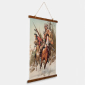 先住民アメリカンインド南西部アートウォール 吊り下げ型タペストリー (傾斜あり)