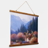 先住民アメリカンインド南西部アートウォール 吊り下げ型タペストリー (傾斜あり)