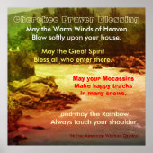 先住民アメリカンウィズダム引用文 ポスター (正面)