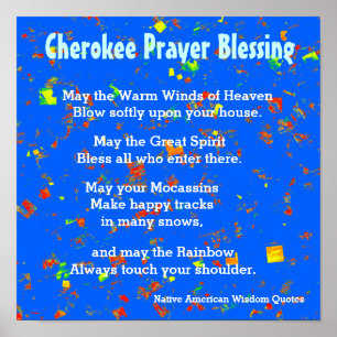 先住民アメリカンウィズダム引用文 ポスター