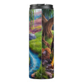 先住民アメリカンウーマンサンセットリバーサイドリベリエ タンブラー (裏面)