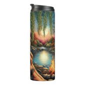 先住民アメリカンウーマンバイデザートストリーム タンブラー (回転右)