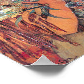 先住民アメリカンウーマン – アルフォンスミュシャ ポスター (角)