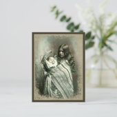 先住民アメリカンウーマン – ポストカード (スタンド正面)