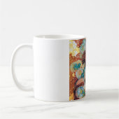 先住民アメリカンウーマン、ミュシャ コーヒーマグカップ (左)
