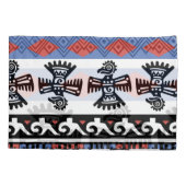 先住民アメリカンエスニックイラストレーション 枕カバー (裏面)