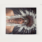 先住民アメリカンオジベタペストリー タペストリー (正面(横))