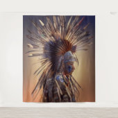 先住民アメリカンオジベタペストリー タペストリー (正面)