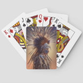 先住民アメリカンオジベトランプ トランプ (裏面)