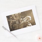 先住民アメリカンオートスーヴィンテージ 長方形シール (封筒)