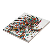 先住民アメリカンカチナダンサーファインアート タイル (側面)