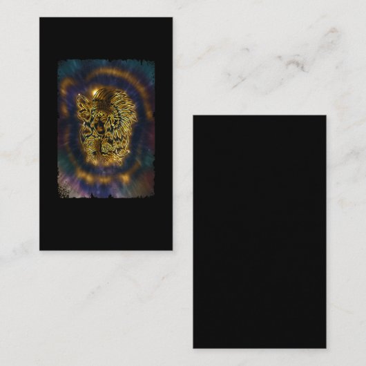 先住民アメリカンガール銀河系ハウリングウルフ 名刺 (正面/裏面)