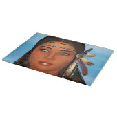 先住民アメリカンガール カッティングボード (角)