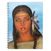 先住民アメリカンガール ノートブック (正面)