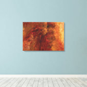 先住民アメリカンキャンバスラップウォールデコール キャンバスプリント (インサイチュ (ウッドフロア))