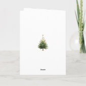 先住民アメリカンクリスマスカード 招待状 (裏面)