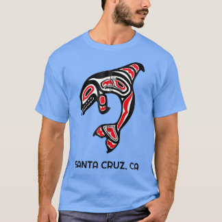 先住民アメリカンクルスサンタカリフォルニアオルカキラー Tシャツ