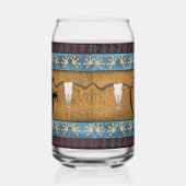 先住民アメリカンゲッコリザード ガラス缶 (左)