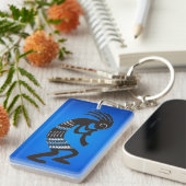 先住民アメリカンココペリシンボルキーチェーン キーホルダー (正面右)