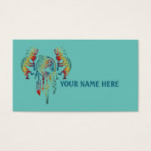 先住民アメリカンココペリホエールドリームキャッチャー1 (正面)