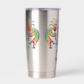 先住民アメリカンココペリホエールドリームキャッチャー1 保温保冷タンブラー (左面)