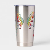 先住民アメリカンココペリホエールドリームキャッチャー1 保温保冷タンブラー (右面)