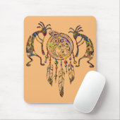 先住民アメリカンココペリホエールドリームキャッチャー2 マウスパッド (マウス)
