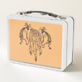 先住民アメリカンココペリホエールドリームキャッチャー2 メタルランチボックス (裏面)