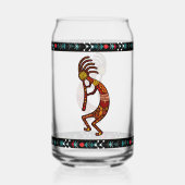 先住民アメリカンココペリ豊饒の神 ガラス缶 (裏面)