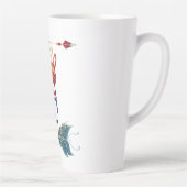 先住民アメリカンココペリ2羽1 カフェラテマグ (右)