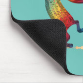 先住民アメリカンココペリ2羽1 マウスパッド (コーナー)