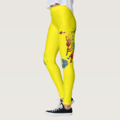 先住民アメリカンココペリ2羽1 レギンス (左)