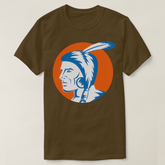先住民アメリカンコーストサリッシュ4 Tシャツ (デザイン正面)