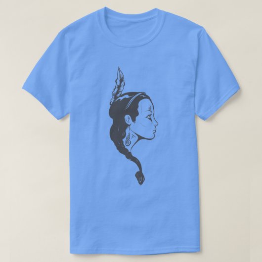 先住民アメリカンコーストサリッシュ(7) Tシャツ (デザイン正面)