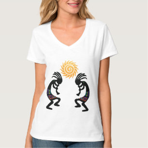 先住民アメリカンサウスウエスタンココペリTシャツ Tシャツ