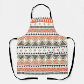 先住民アメリカンサウスウエストパターン料理キッチン エプロン (正面)