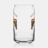 先住民アメリカンサンダーバード編集可能文字 ガラス缶 (左)