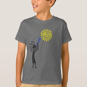 先住民アメリカンサンボーイココペリTシャツ Tシャツ