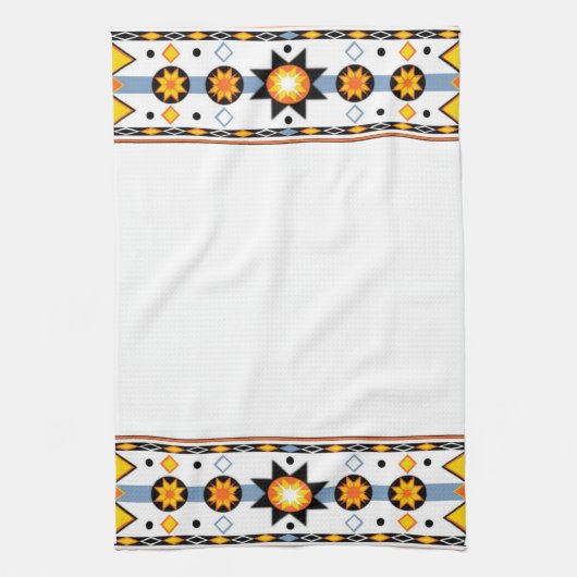 先住民アメリカンサン キッチンタオル (縦)