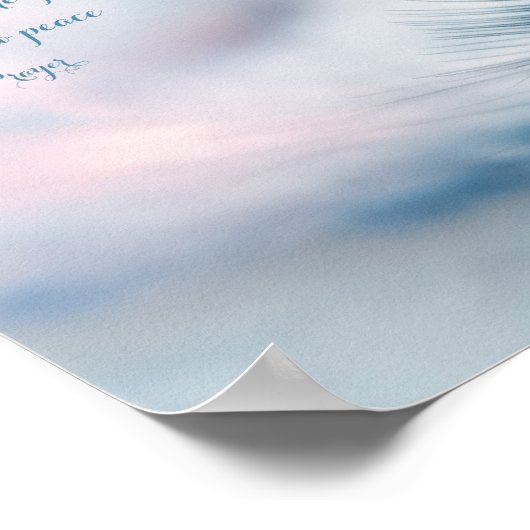 先住民アメリカンシェイエン祈りの言葉フォーピース ポスター (角)