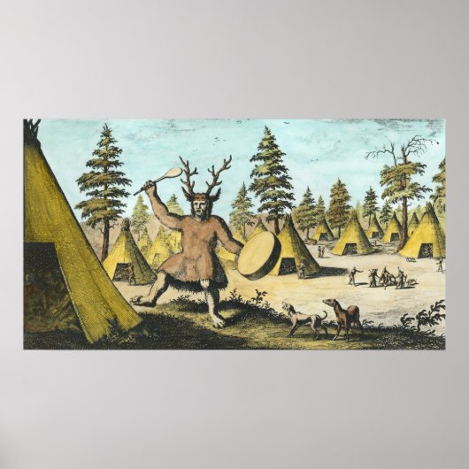 先住民アメリカンシャーマン ポスター (正面)